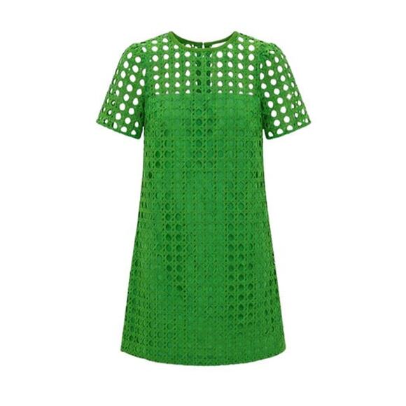 TUCKERNUCK Green Cane Lace Janelle Dress Size XS NWT Retail $248 Tuckernuck - Picture 8 of 8